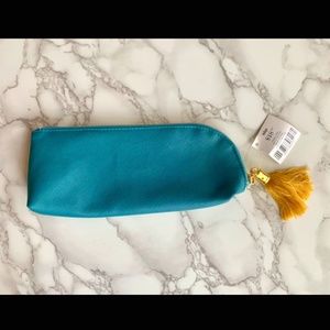 Pencil case with Gold Tassle NWT